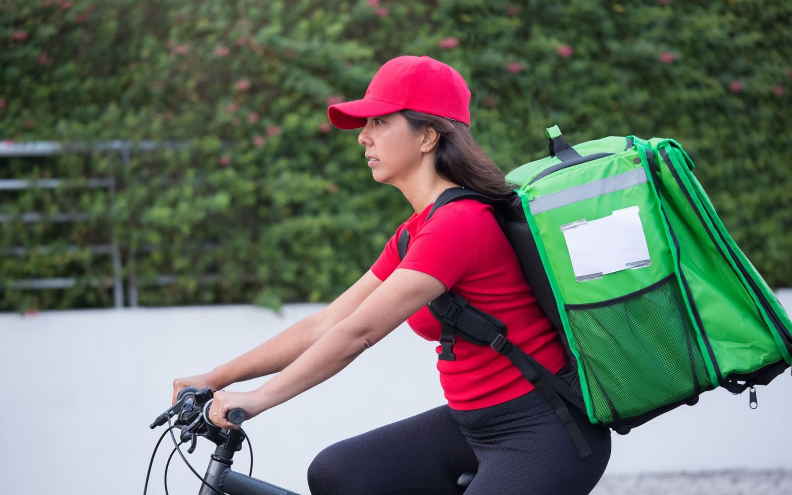 Consegna a domicilio in bicicletta
